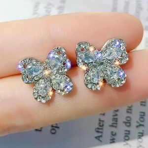 Butterfly Sparkle CZ jewelry Studs